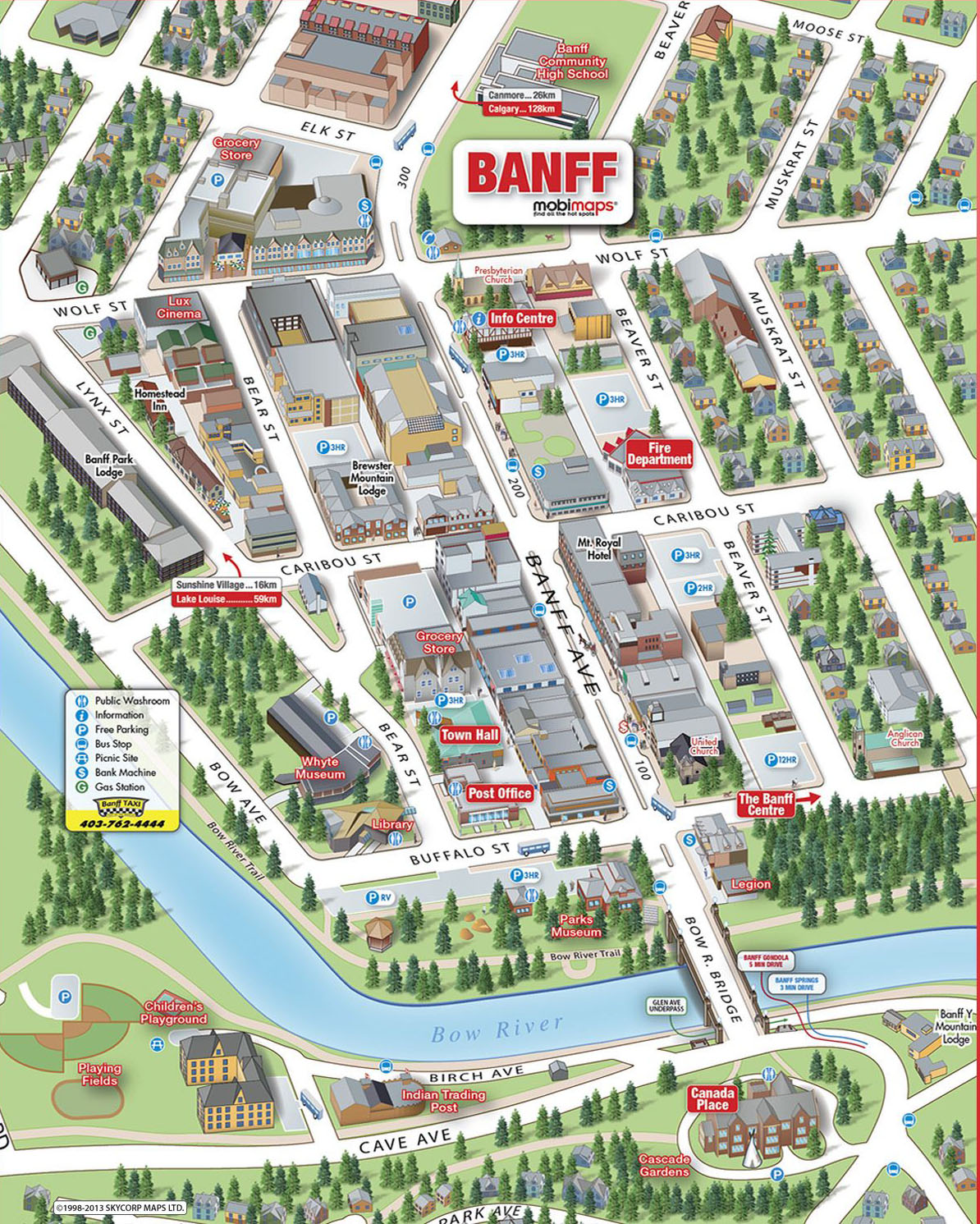 banff map