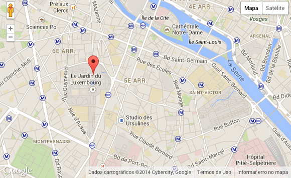 5o e 6o arrondissement mapa