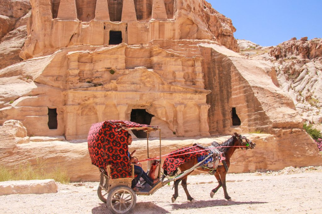 charrete em Petra