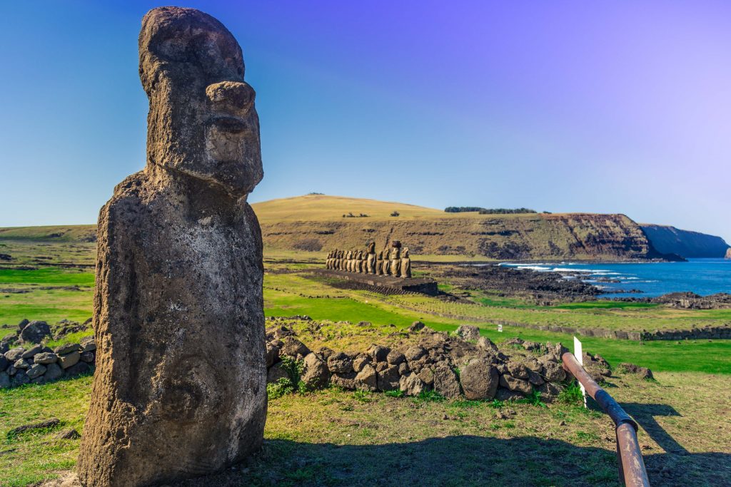 Moai em Rapa Nui