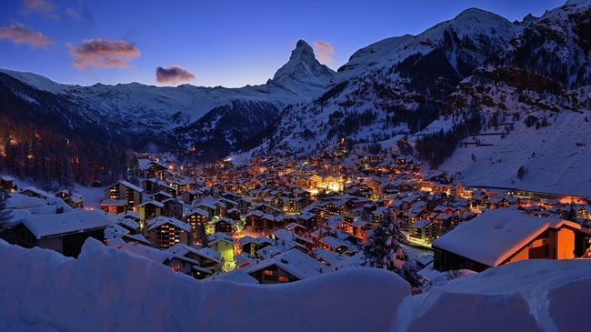 Zermatt no inverno
