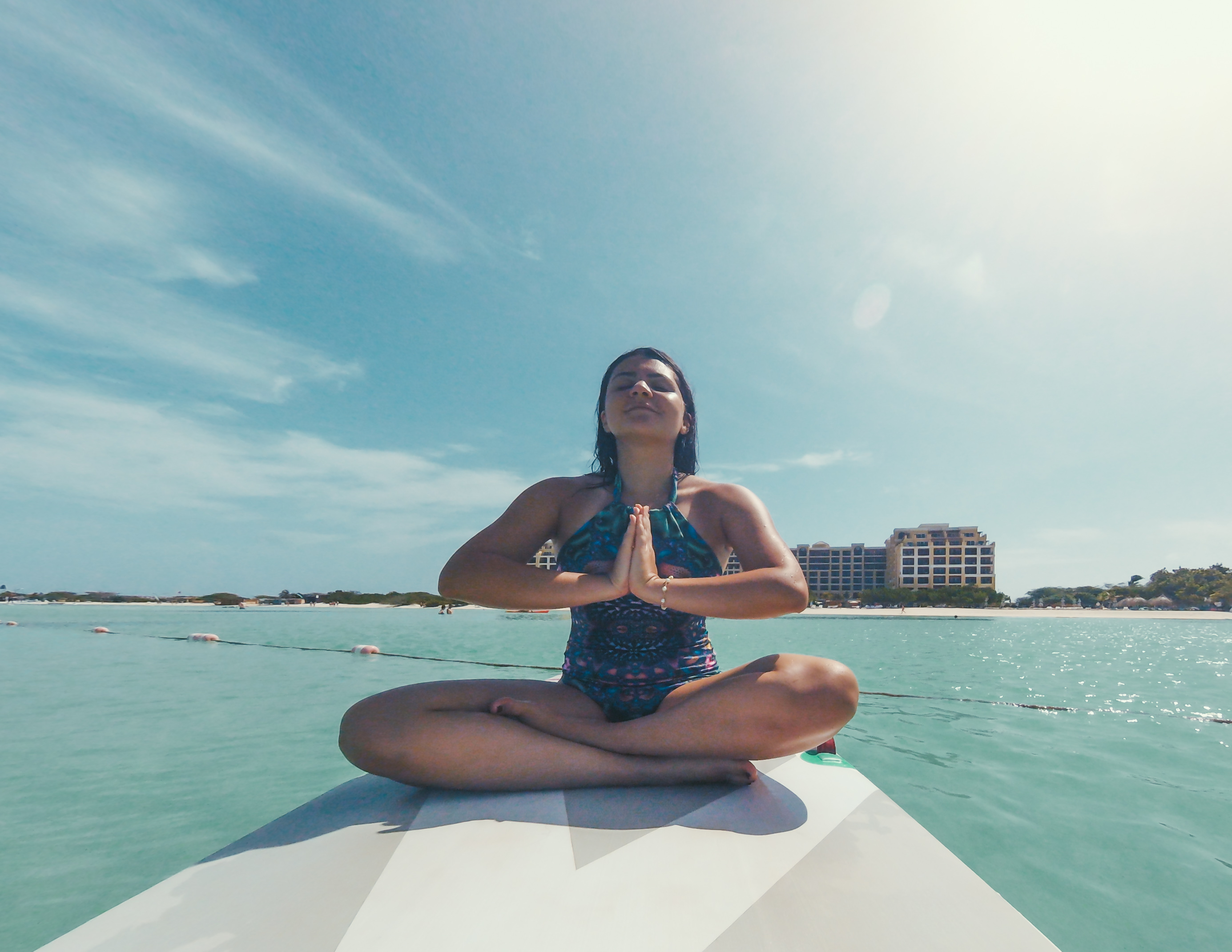 atividades em aruba: yoga