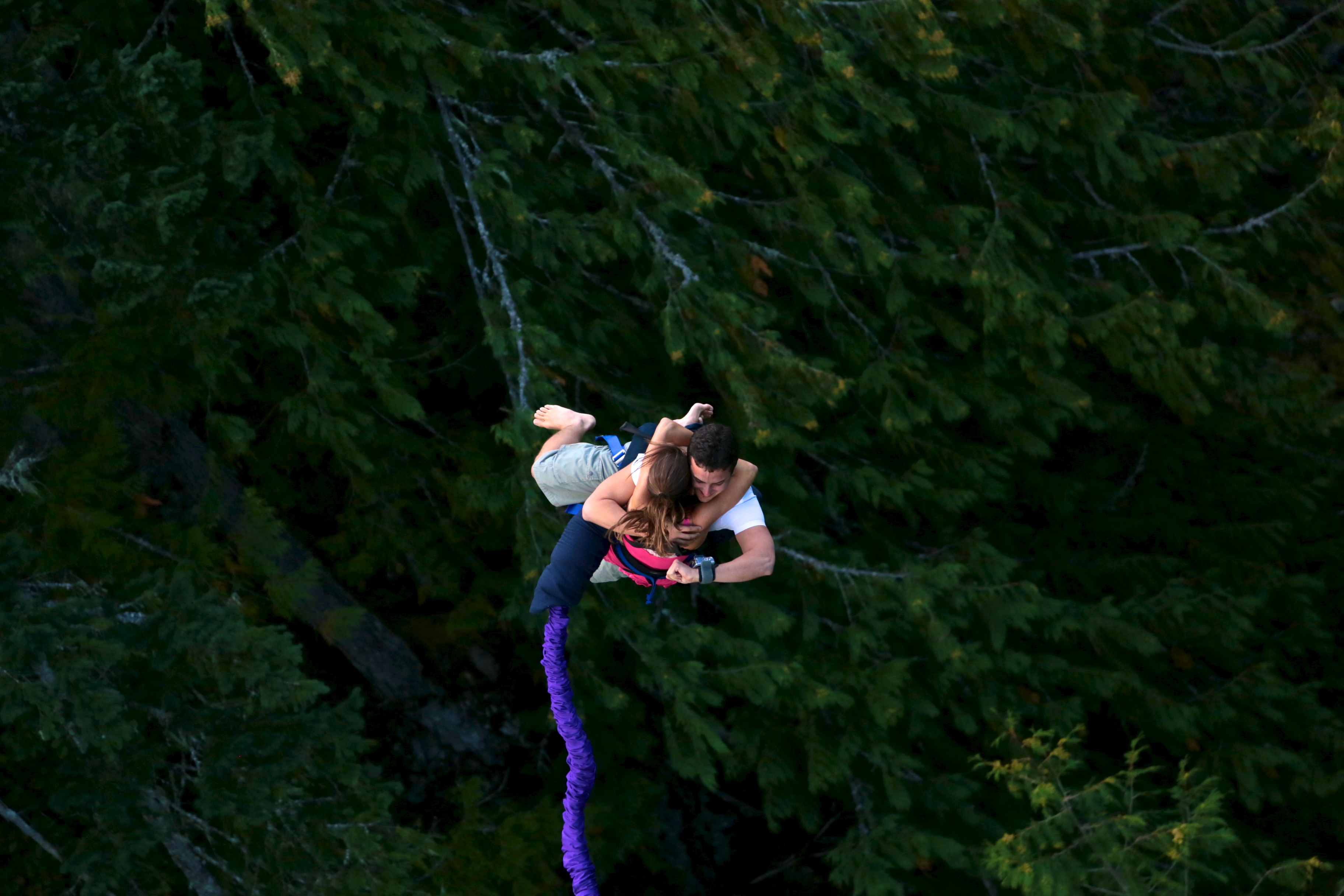 Bungee Jump em Whistler, Canadá