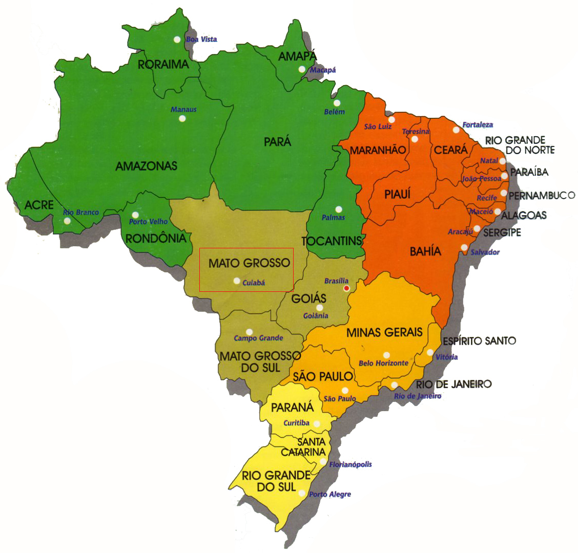 Mapa Do Brasil Por Estados — Vamos Pra Onde 4168