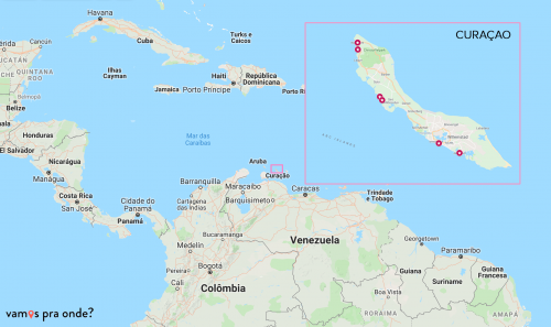 Mapa Curacao 500x297 
