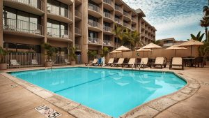 Onde ficar em La Jolla: Hotel In By The Sea (foto piscina)