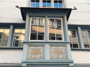janela no centro histórico de st gallen